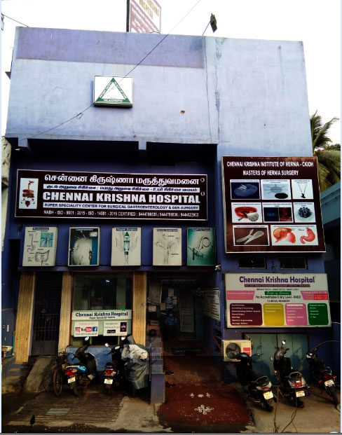 Chennai Krishna Hospital front view