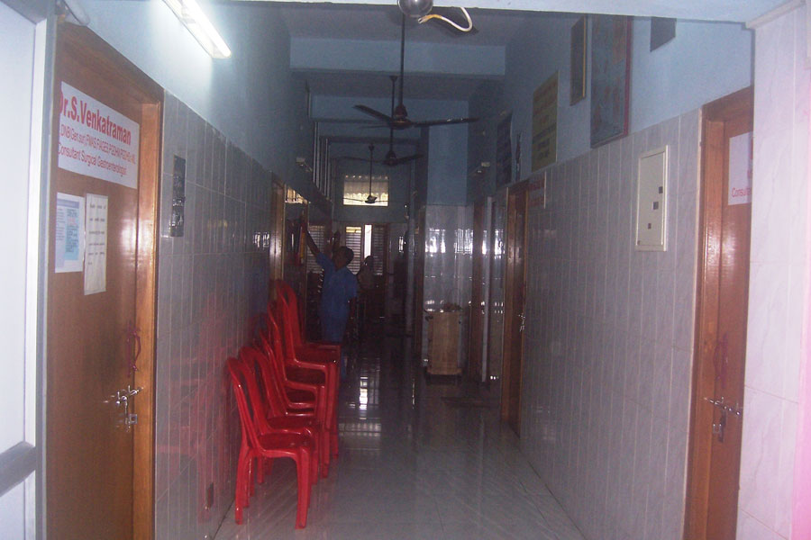 Ground floor corridor, Chennai Krishna Hospital